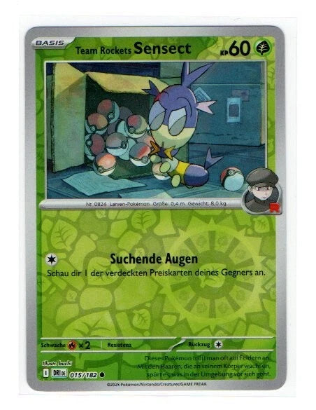 Team Rockets Sensect 015/182 REVERSE HOLO (DE)