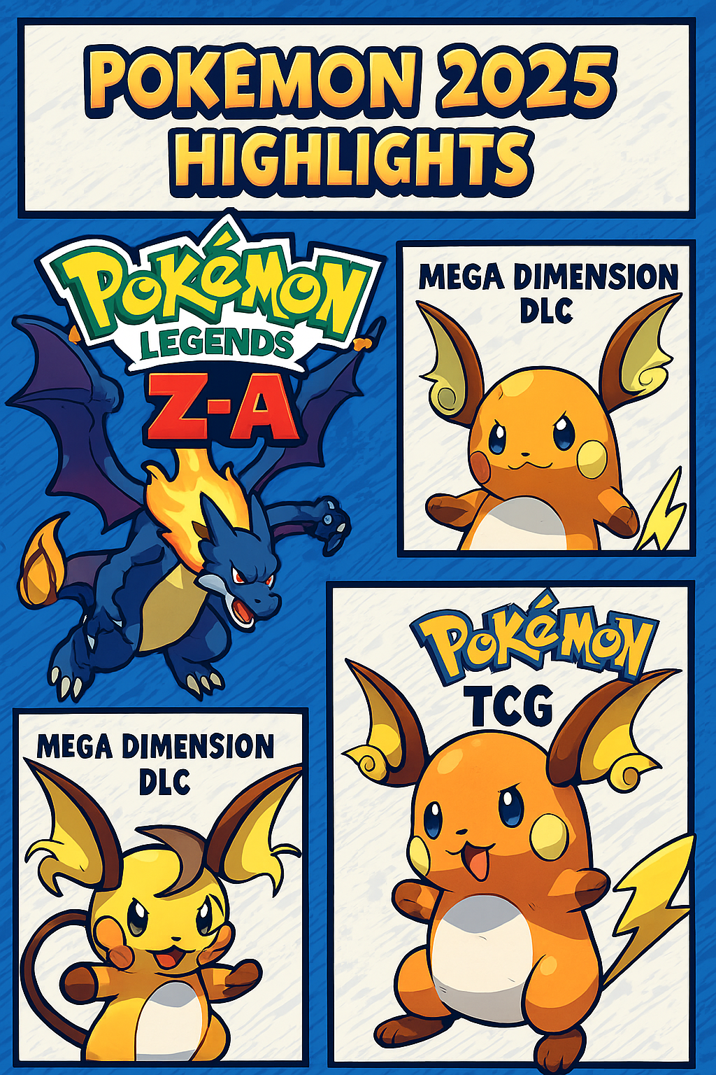 🔥 Pokémon 2025 – Alles zu Legends Z-A, Mega-Dimension-DLC &amp; den echten TCG-Releases