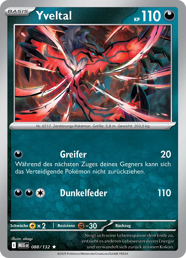 Yveltal 088/132 HOLO (DE)